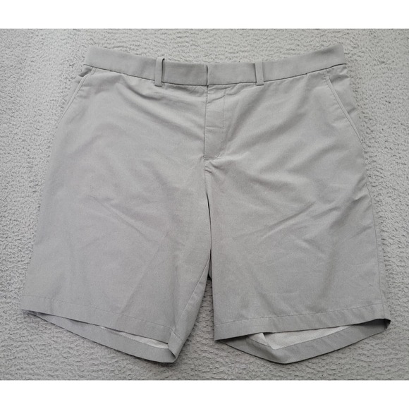 Nike Golf Dri Fit Men's 42 (41) Shorts Gray Chinos Swoosh Stretch Pockets - Picture 1 of 8
